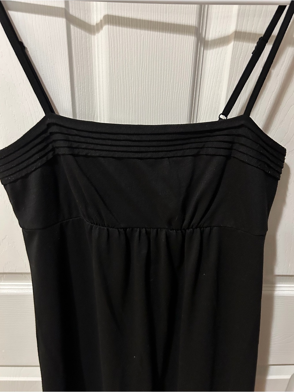 LOFT Black Spaghetti-Strap Dress Size S